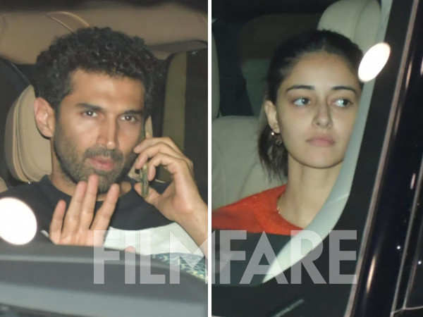 Ananya Panday and Aditya Roy Kapur step out for a movie date. See pics: