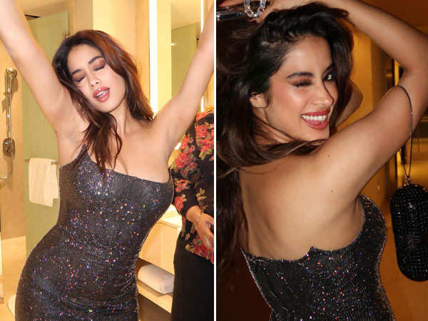 PICS: Janhvi Kapoor steals the spotlight in a stunning shimmery gown