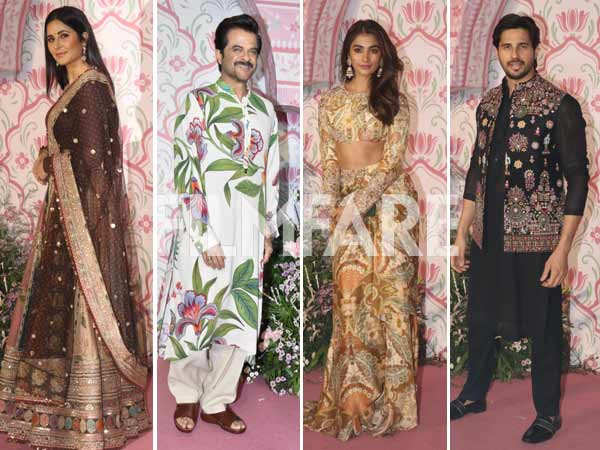 Katrina Kaif, Sidharth Malhotra and others arrive at a Diwali bash. Pics: