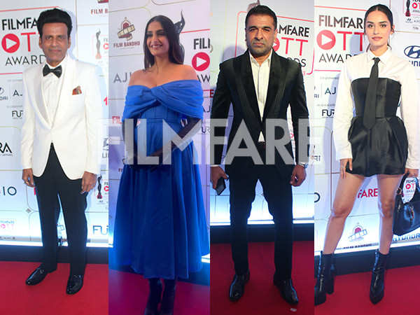 Filmfare OTT Awards 2023: Sonam Kapoor, Manoj Bajpayee and others arrive at the red carpet. Pics: