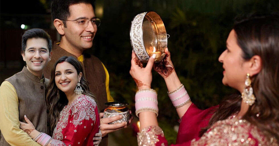 Inside Parineeti Chopra And Raghav Chadha’s First Karwa Chauth ...