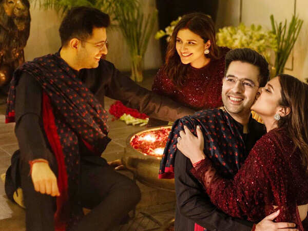 Parineeti Chopra and Raghav Chadha celebrate their first Diwali post marriage | Filmfare.com