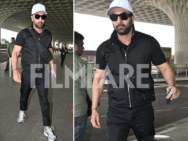 Ranbir Kapoor steps out in style at an event for Tu Jhoothi Main Makkaar.  Pics: | Filmfare.com