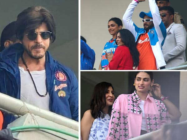 Shah Rukh Khan, Deepika Padukone, Ranveer Singh and others at the Cricket World Cup 2023. Pics: