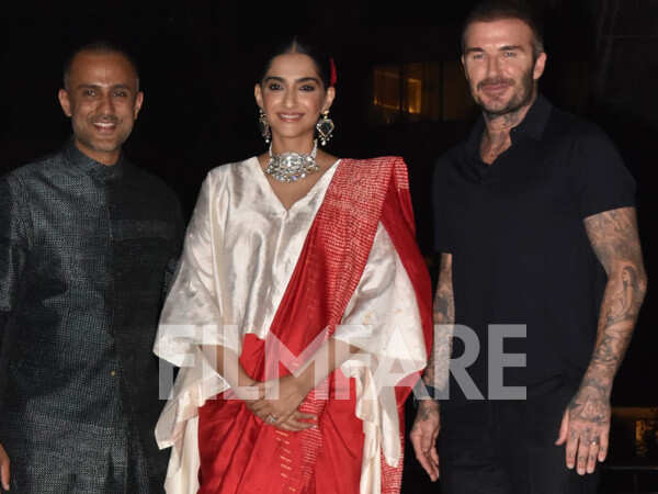 David Beckham joins Sonam Kapoor and Anand Ahuja for a dinner party ...