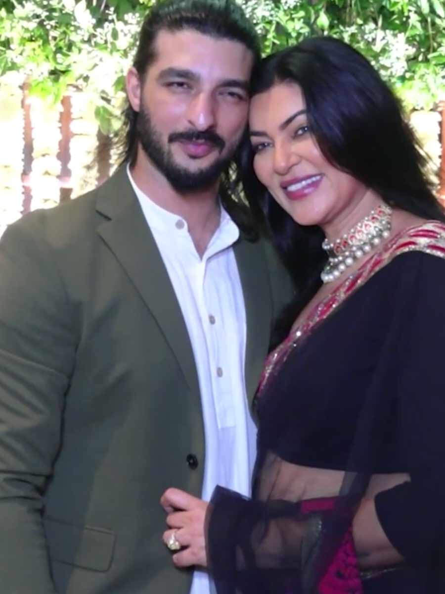 Watch: Sushmita Sen and her ex-boyfriend Rohman Shawl are back together? |  Filmfare.com