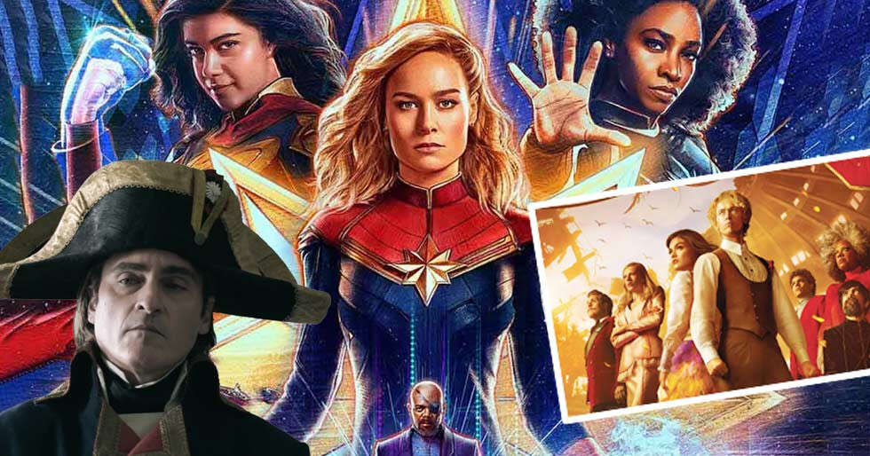 Upcoming Hollywood movies releasing in November 2023: The Marvels, Napoleon and more