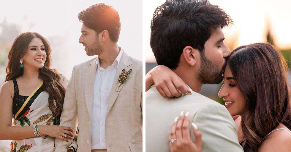 Armaan Malik And Aashna Shroff Share Dreamy Pics From Their Engagement ...