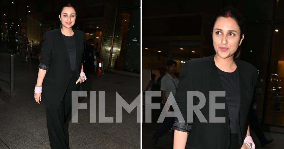 Parineeti Chopra sports sindoor and choora as she returns after her ...