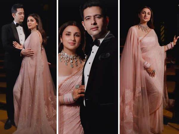 Parineeti Chopra and Raghav Chadha exude royalty in new pics from their wedding celebrations