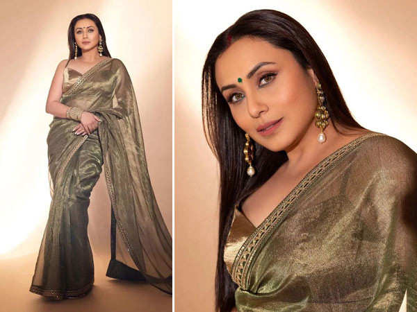Rani Mukerji's Saree For Mrs Chatterjee Vs Norway Promotions Is The Mother  Of All Black Sarees