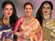 Birthday Special: Rekha’s Noteworthy Style Statements in Elegant Kanjeevaram Sarees