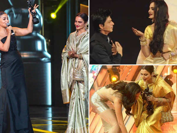 Birthday Special: Celebrating Rekha's timeless charm on the Filmfare Awards stage