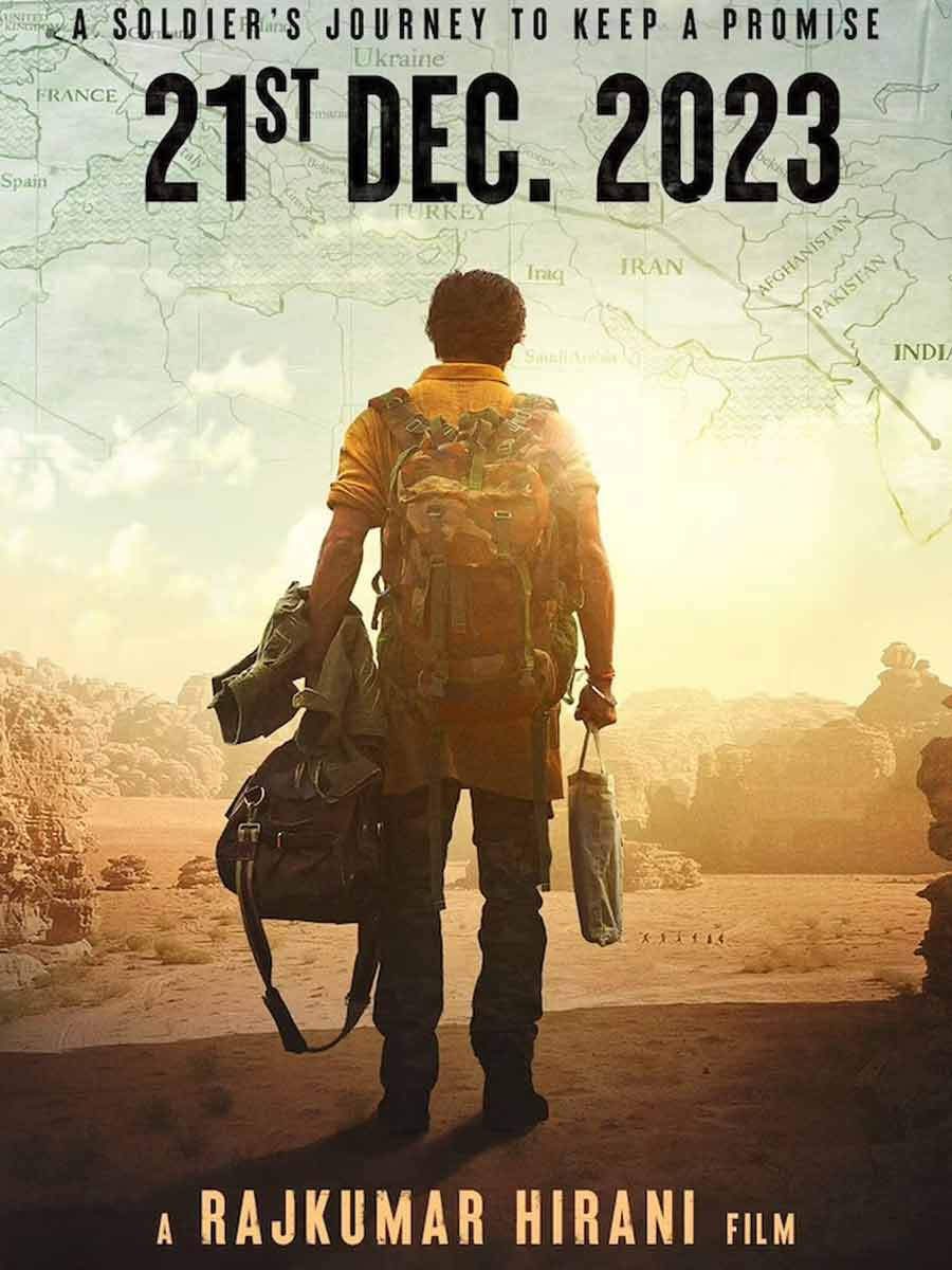 Dunki Shah Rukh Khan resolves to “keep a promise” in the first poster