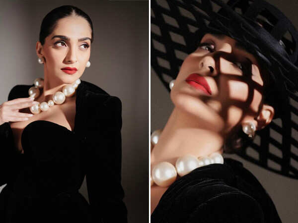 Sonam Kapoor channels her inner Audrey Hepburn in her latest glam shots. See pics: