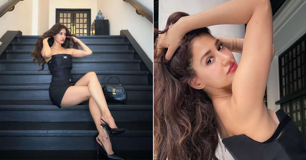 Disha Patani’s little black dress stole fans’ hearts, see pics