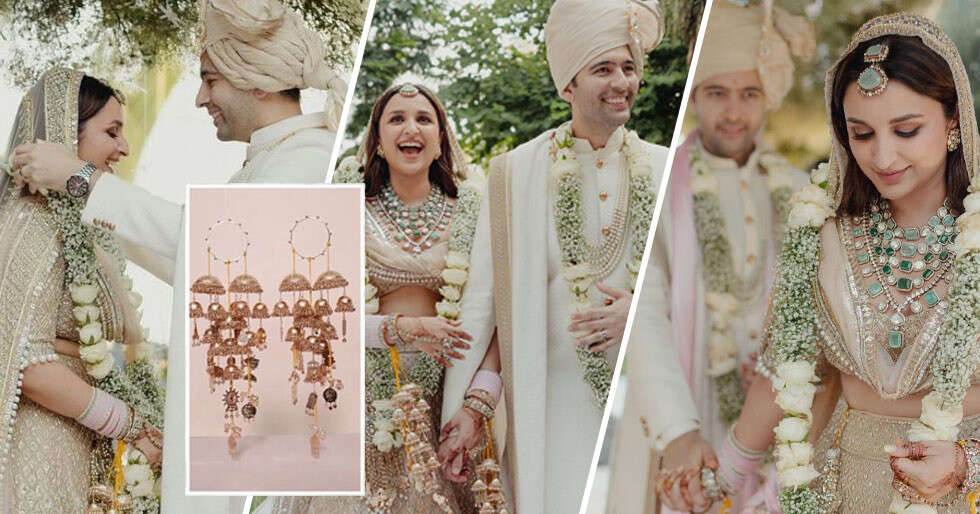 Decoding Parineeti Chopra and Raghav Chadha’s ethereal wedding look