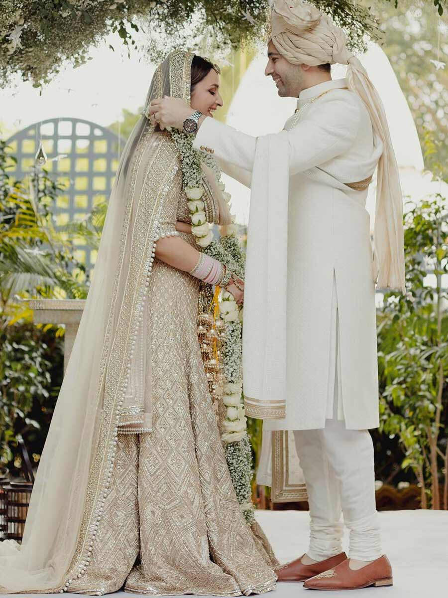 Parineeti Chopra and Raghav Chadha reception