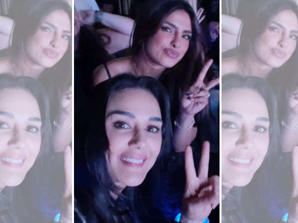 Preity Zinta and Priyanka Chopra Jonas enjoy a Jonas Brothers concert together, take a look