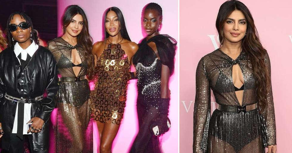 Priyanka Chopra Jonas's black sheer dress steals the show at New York ...