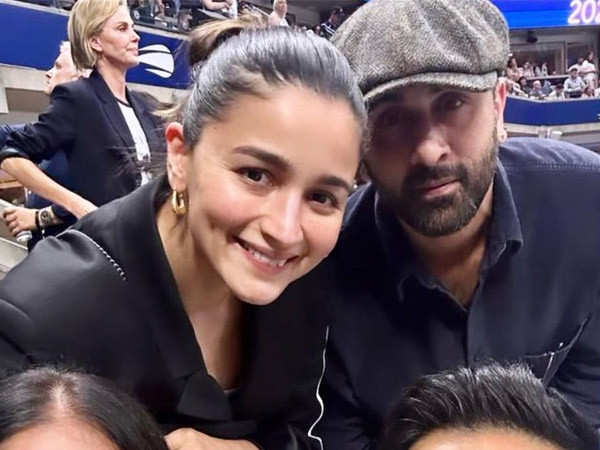 Alia Bhatt and Ranbir Kapoor attend the US Open in New York