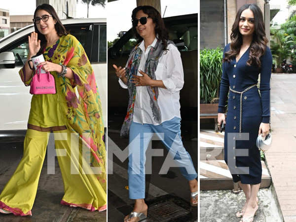Sara Ali Khan, Juhi Chawla and others get clicked in casual looks. See pics: