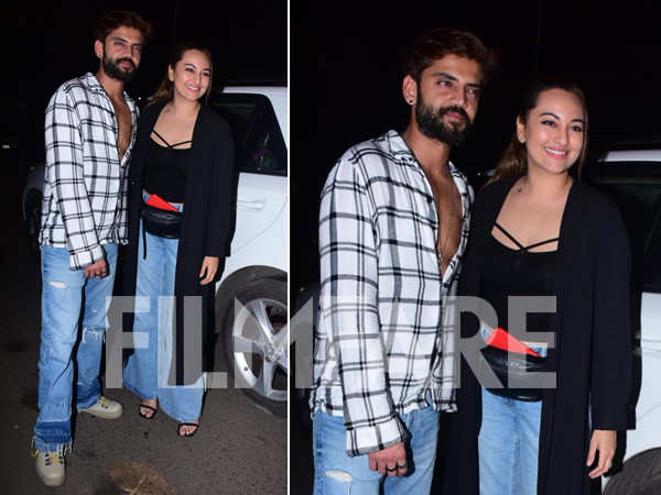 Sonakshi Sinha is all smiles with boyfriend Zaheer Iqbal. See pics: