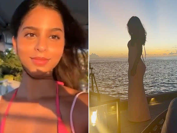 Suhana Khan looks fresh as a daisy as she enjoys sunsets and more on her vacation; see here