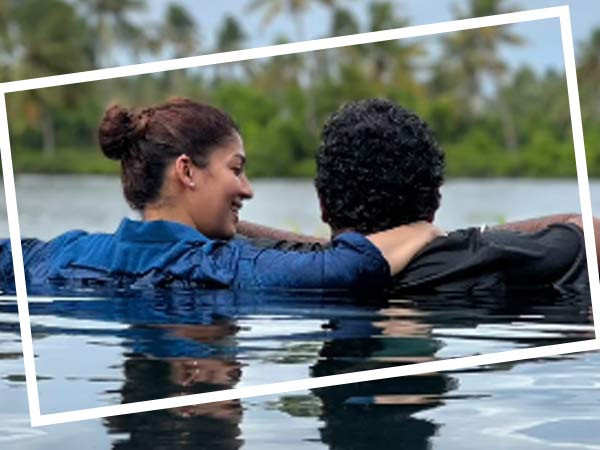 Internet goes in a frenzy as Vignesh Shivan and Nayanthara's pool pic surfaces online; see here