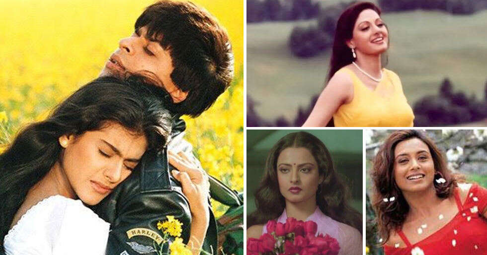 Most glamorous heroines from Yash Chopra films in true blue Bollywood glory