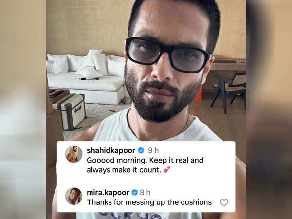 Mira Rajput’s hilarious response to Shahid Kapoor’s selfie