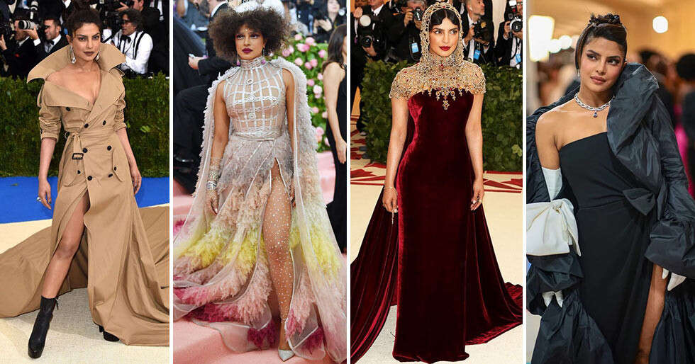 Priyanka Chopra Jonas' Met Gala looks down the years | Filmfare.com