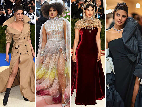 Priyanka Chopra Jonas' Met Gala looks down the years | Filmfare.com