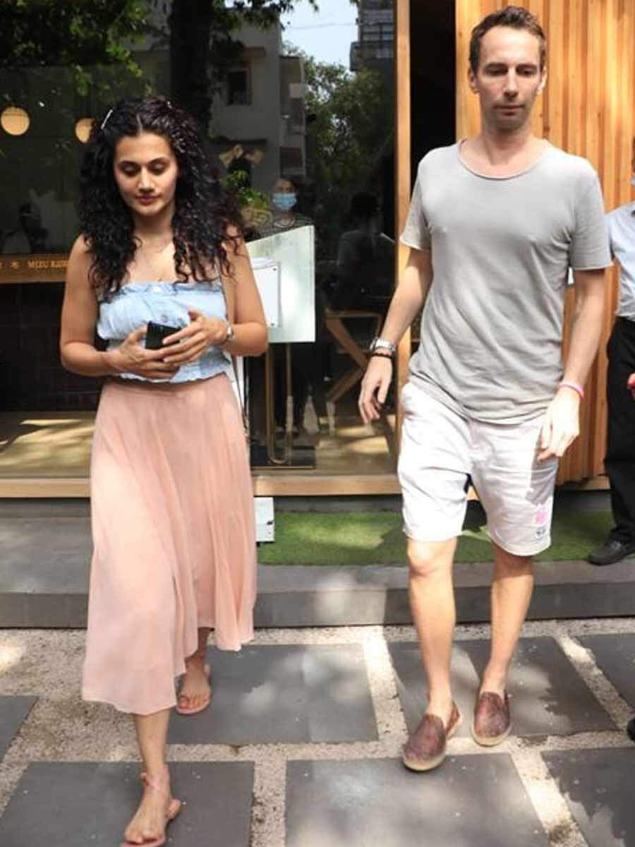 Taapsee Pannu gushes over husband Mathias Boe; See Inside | Filmfare.com