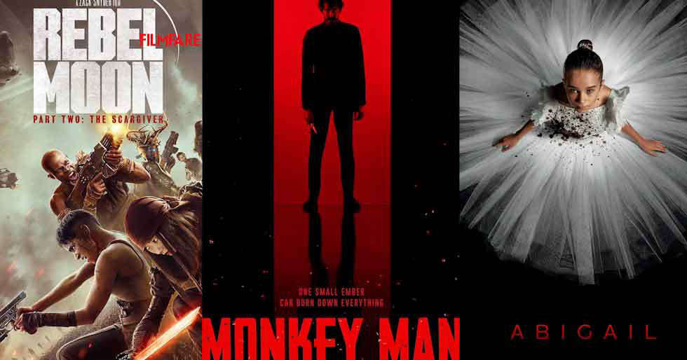 Hollywood Movies releasing in April 2024 Monkey Man Civil War