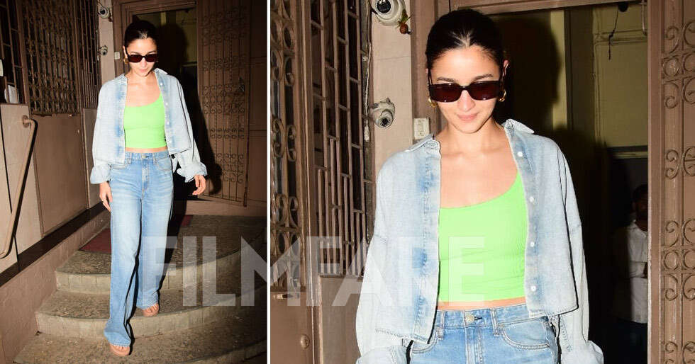 Photos: Alia Bhatt steps out for a dubbing session