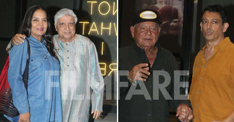 Pics: Salim-Javed, Suhana Khan & more attend Angry Young Men screening