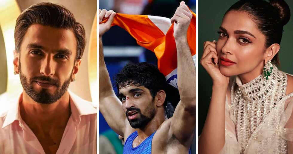 Deepika Padukone, Ranveer Singh and more congratulate wrestler Aman Sehrawat for Olympics win