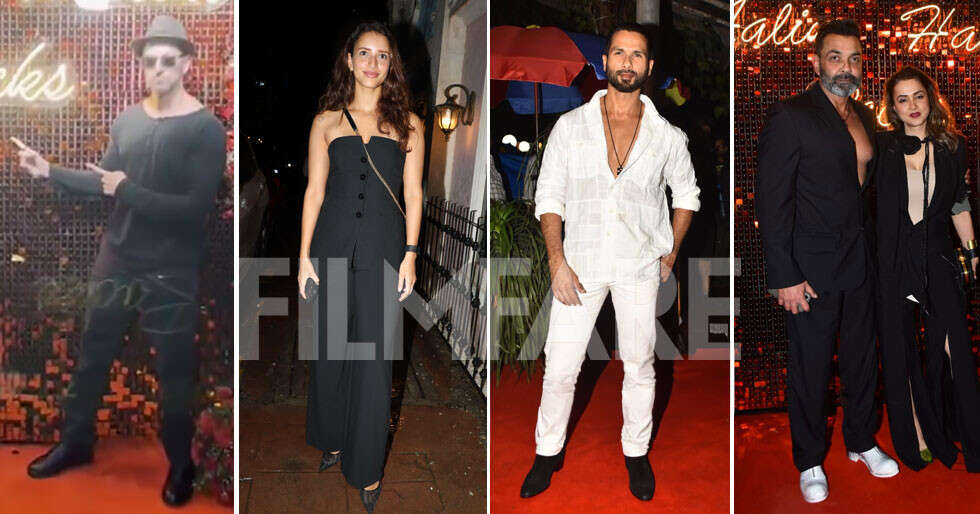 Photos: Hrithik Roshan, Shahid Kapoor & more party together