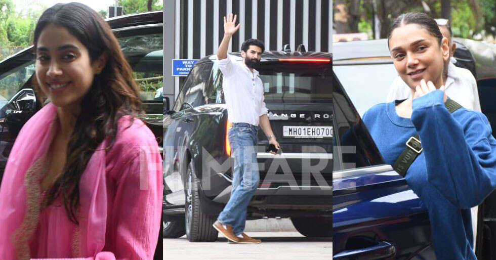 Janhvi Kapoor, Aditi Rao Hydari and Aditya Roy Kapur step out in style