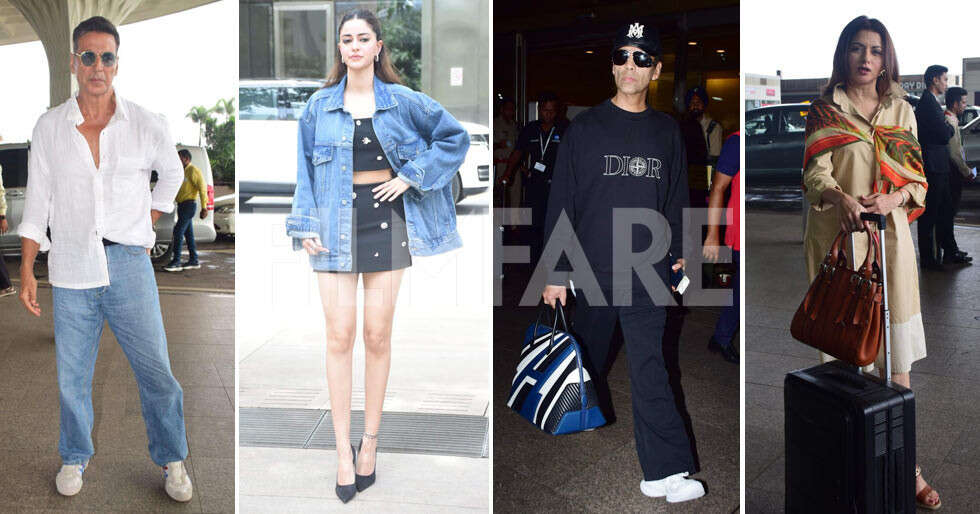 Karan Johar, Ananya Panday step out in the city looking stylish