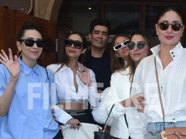 Pics: Kareena Kapoor Khan, Karisma Kapoor step out with their besties