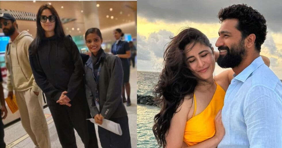 Katrina Kaif and Vicky Kaushal’s viral airport picture is too good to miss