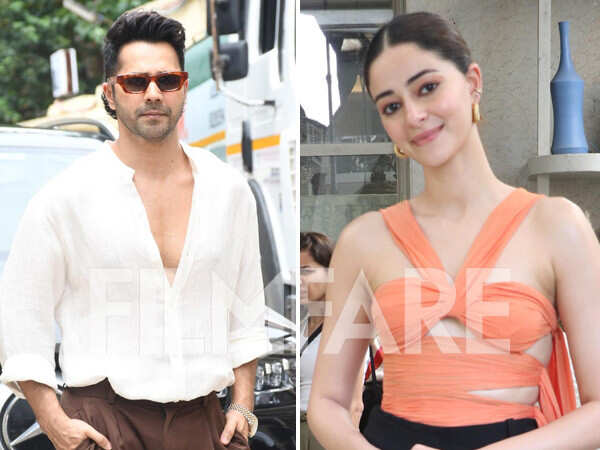 Varun Dhawan and Ananya Panday step out in the city