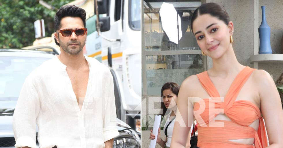 Varun Dhawan and Ananya Panday step out in the city