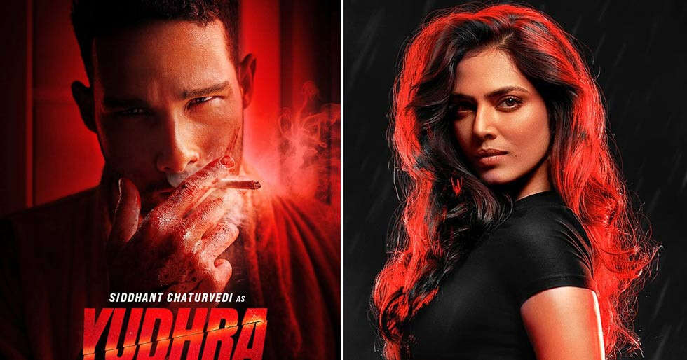 Yudhra’s new character posters ft. Siddhant Chaturvedi & Malavika Mohanan