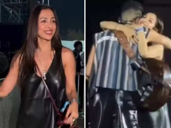 Watch: AP Dhillon gets childhood crush Malaika Arora on stage