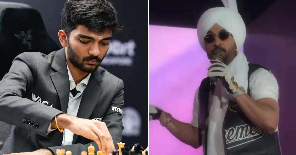 Diljit Dosanjh dedicates Chandigarh show to Gukesh hails Pushpa