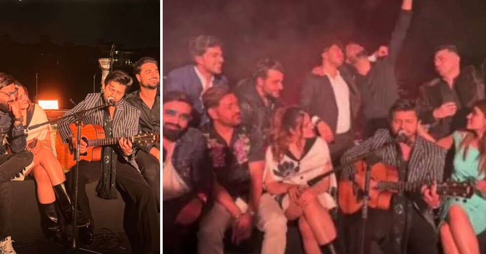 Kriti Sanon attends Rahat Fateh Ali Khan’s concert with Kabir Bahia