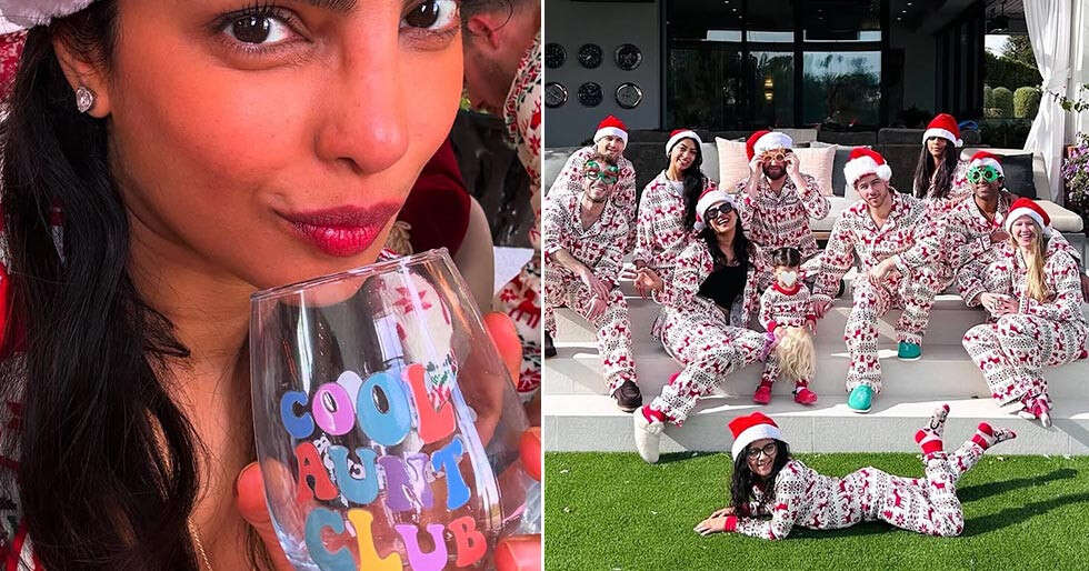 In Pics: Priyanka Chopra and Nick Jonas celebrate Christmas in style